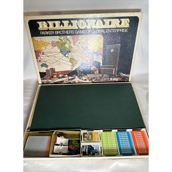 Vintage 1973 "Billionaire" Parker Brothers Game of Global Enterprise - - Picture 6 of 9